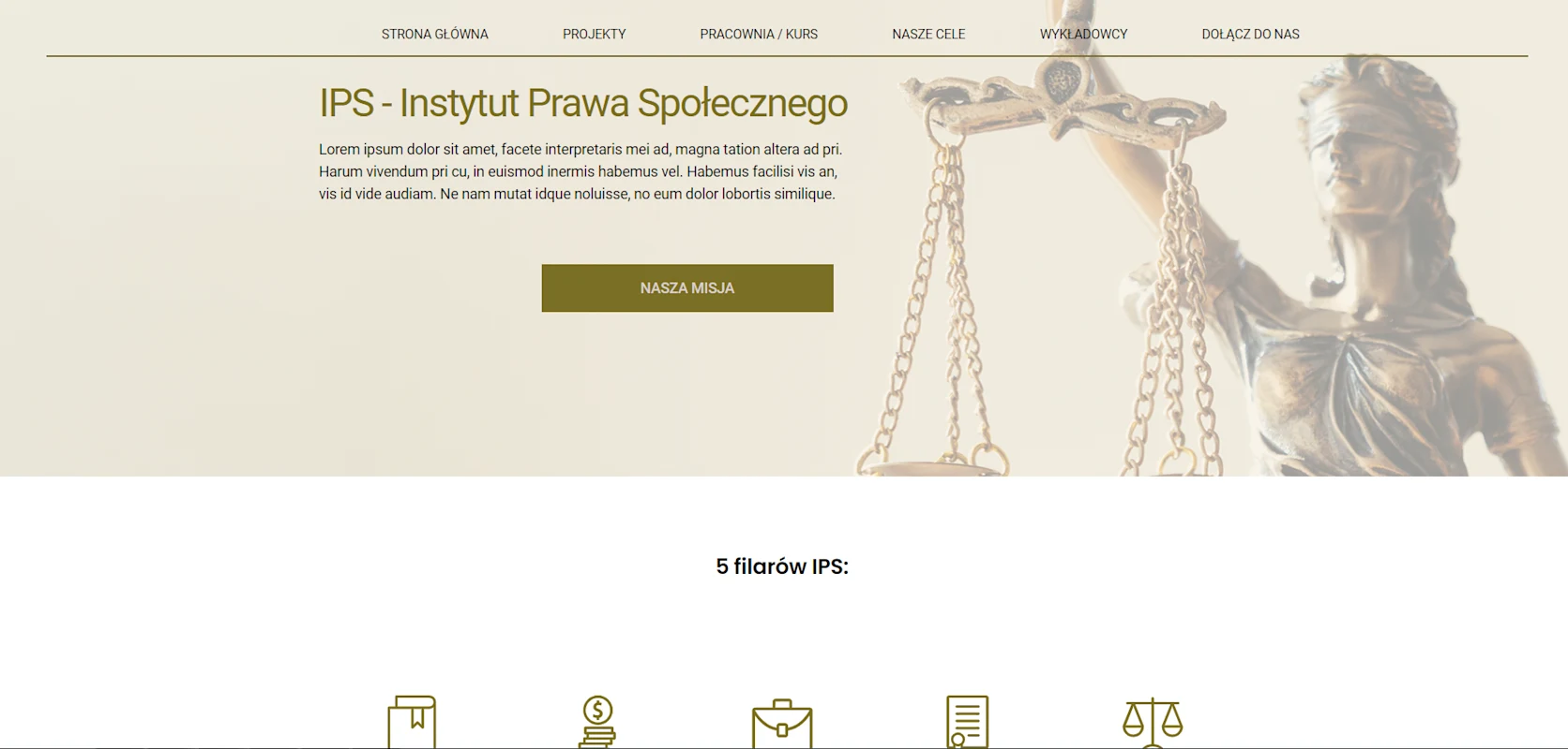 Kancelaria – nowoczesne wnętrze - wykonane przez Baltic Web Studio